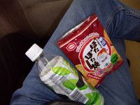 =Und auf der R&uuml;ckfahrt wieder Snacks mit Tee