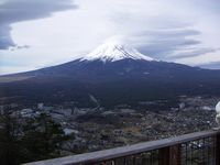 =Fuji-san zieht sich zu